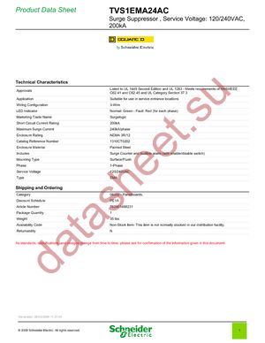 TVS1EMA24AC datasheet  